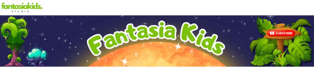 banner channel youtube fantasia kids 