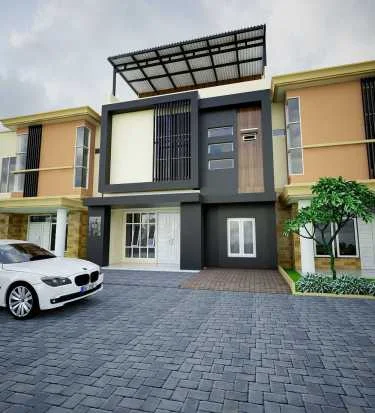 Model Desain Tampak Depan Rumah Minimalis 2 Lantai Yang