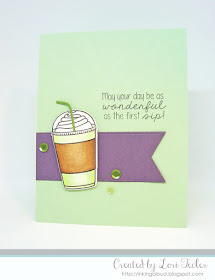 The First Sip card-designed by Lori Tecler/Inking Aloud-stamps from Lil' Inker Designs