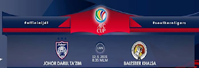 result JDT Vs Balestier Khalsa 12 Mei 2015 AFC Cup