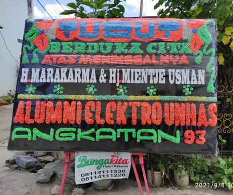 Karangan bunga kematian