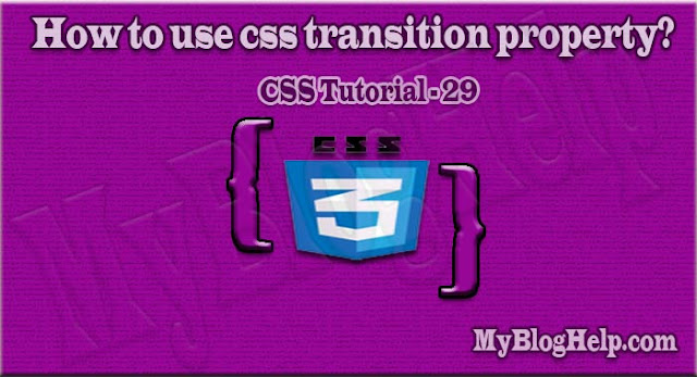 css transition property