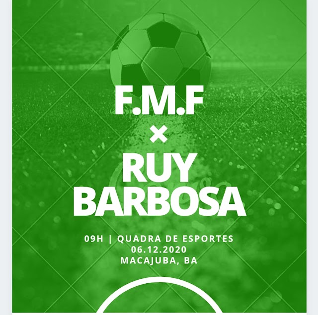 F.M.F enfrentará Ruy Barbosa em amistoso feminino no domingo em Macajuba