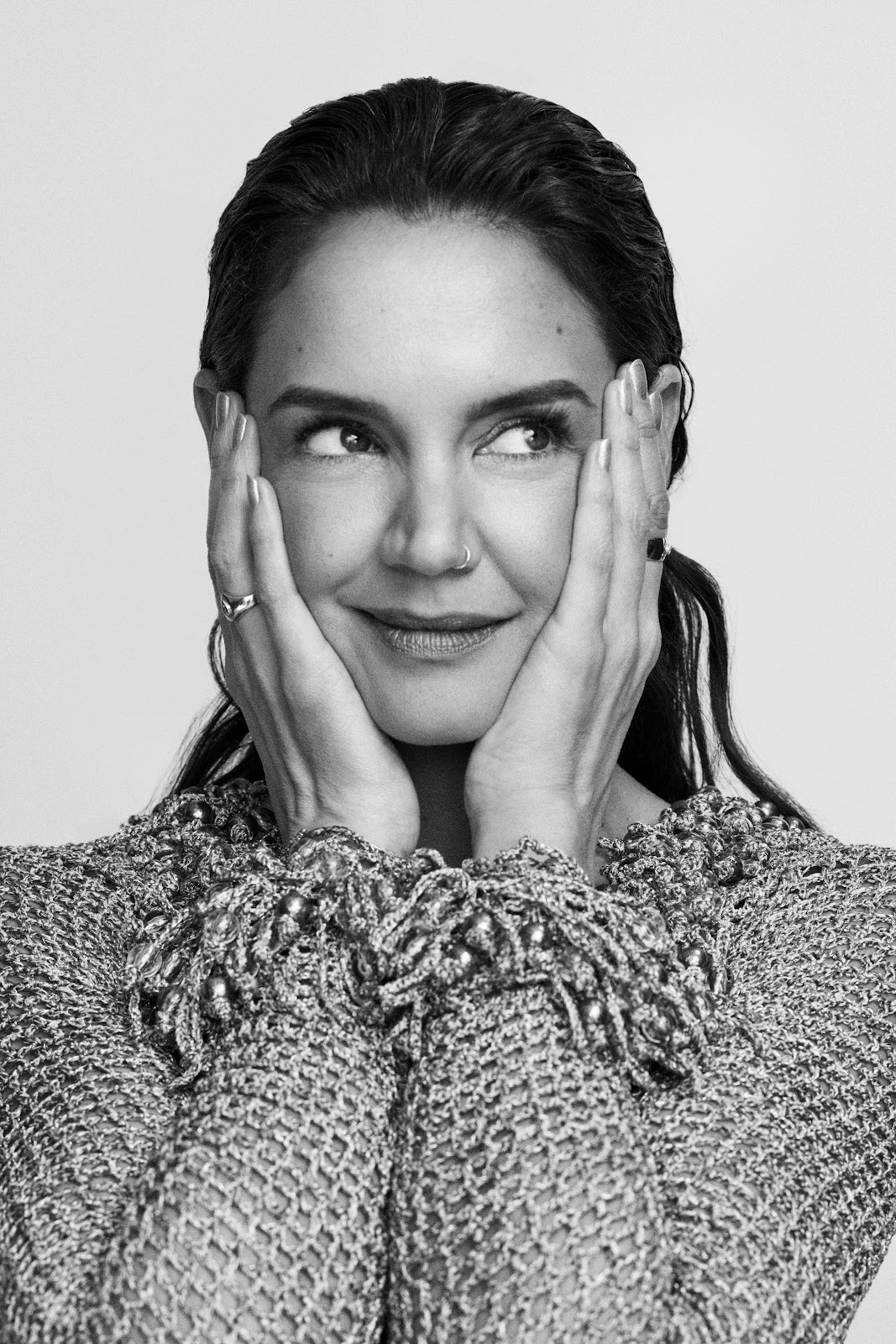 Katie Holmes in Glamour US April 2023 by Christine Hahn