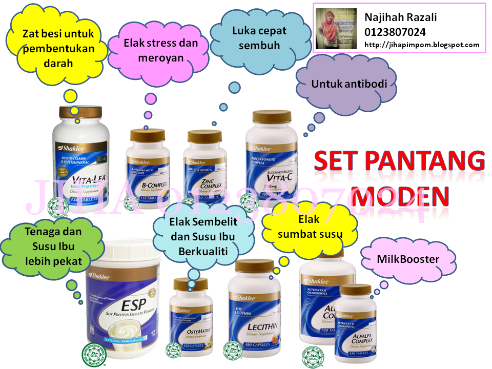 SET PANTANG SHAKLEE ELAK RISIKO MEROYAN
