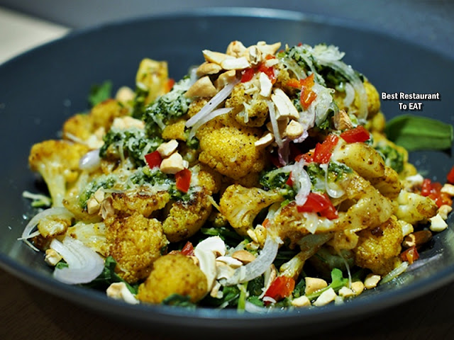 BREAD FRUITS Menu - Curry Cauliflower Rocket