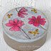 Wooden box with PaperArtsy flowers