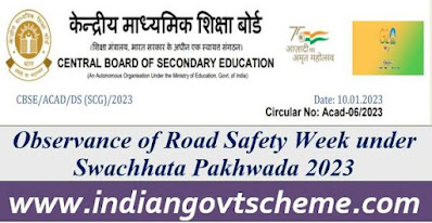 Observance of Road Safety Week