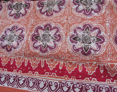  Batik  Fabric Motif  Pancaniti  Banten Orange