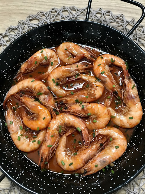 GAMBAS o LANGOSTINOS AL WHISKY Aperitivo de Navidad Fácil y Rápido