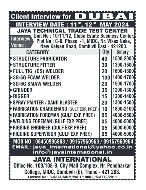 04 May 2024 - Assignment Abroad Times Gulf Vacancy Paper