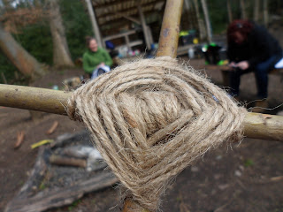 forest schools weaving and lashing techniques