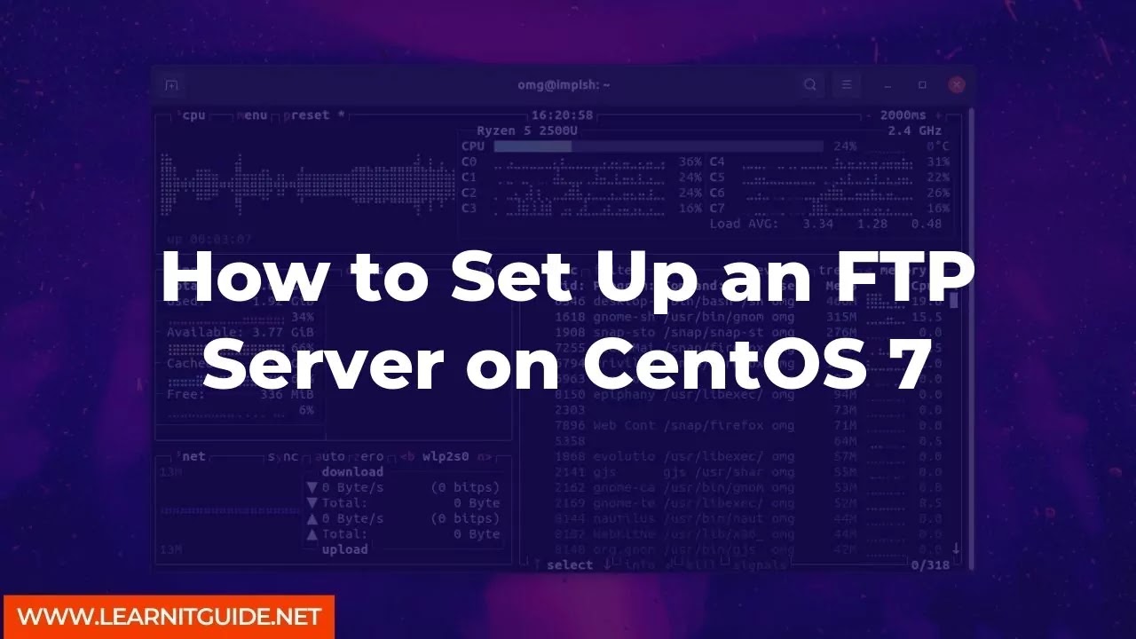 How to Set Up an FTP Server on CentOS 7