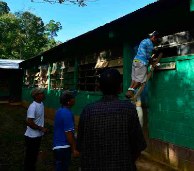 Solar Panel installation in remote village Guatemala