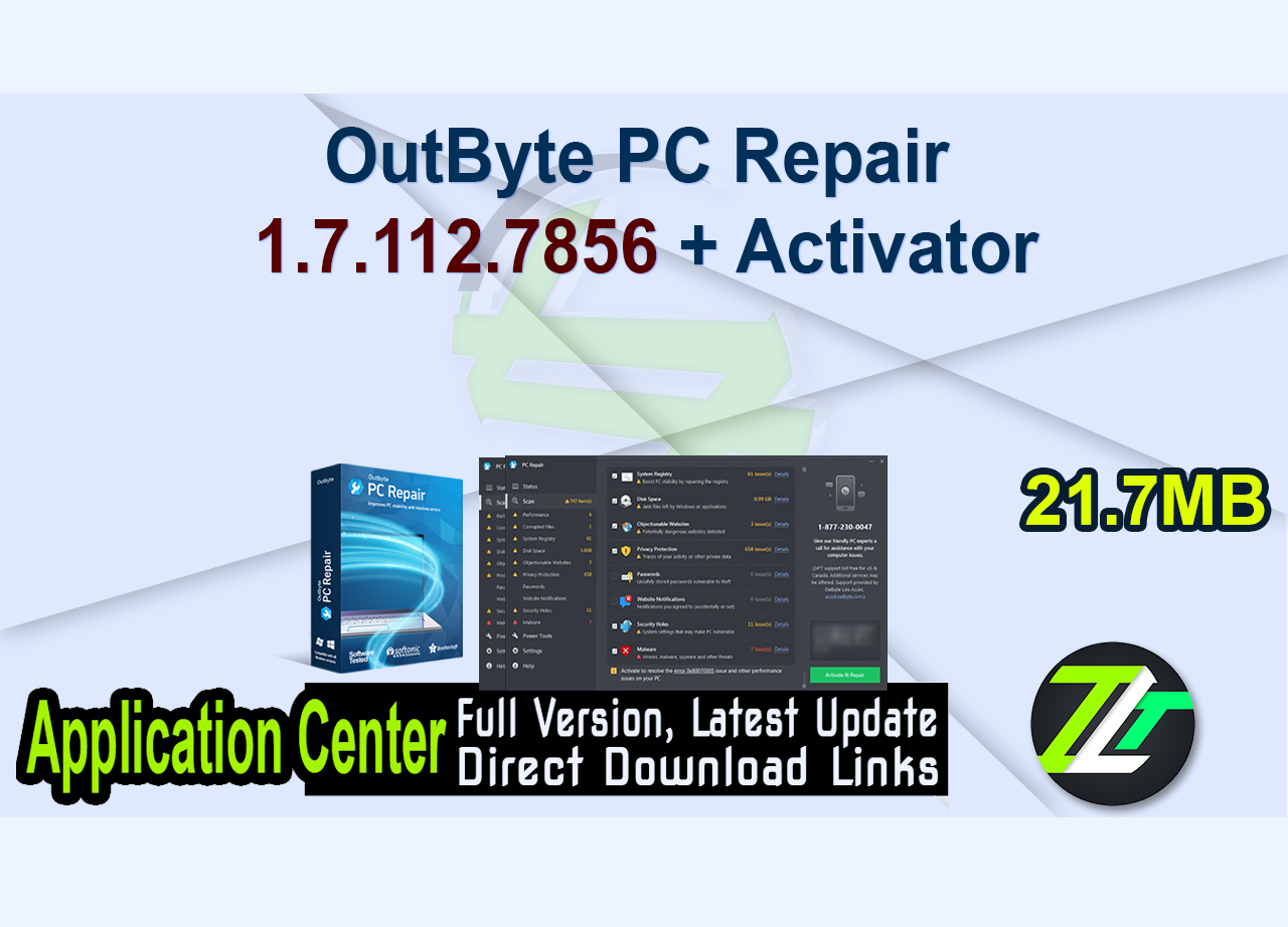 OutByte PC Repair 1.7.112.7856 + Activator