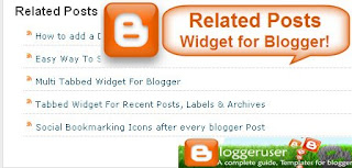 Related Posts Widget for Blogger