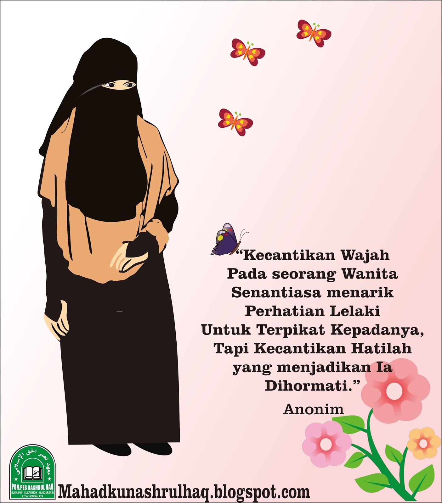 Gambar Kartun Wanita Muslim Bercadar Medsos Kini