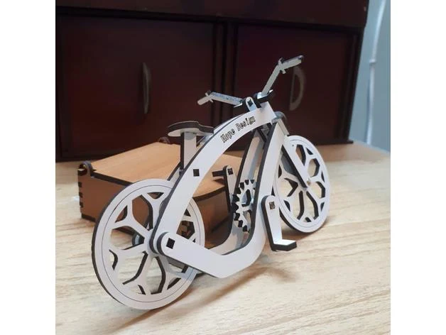 تصميم عجلة قص ليزر بصيغة cdr (2) - تصميم دراجة قص ليزر cdr (2)