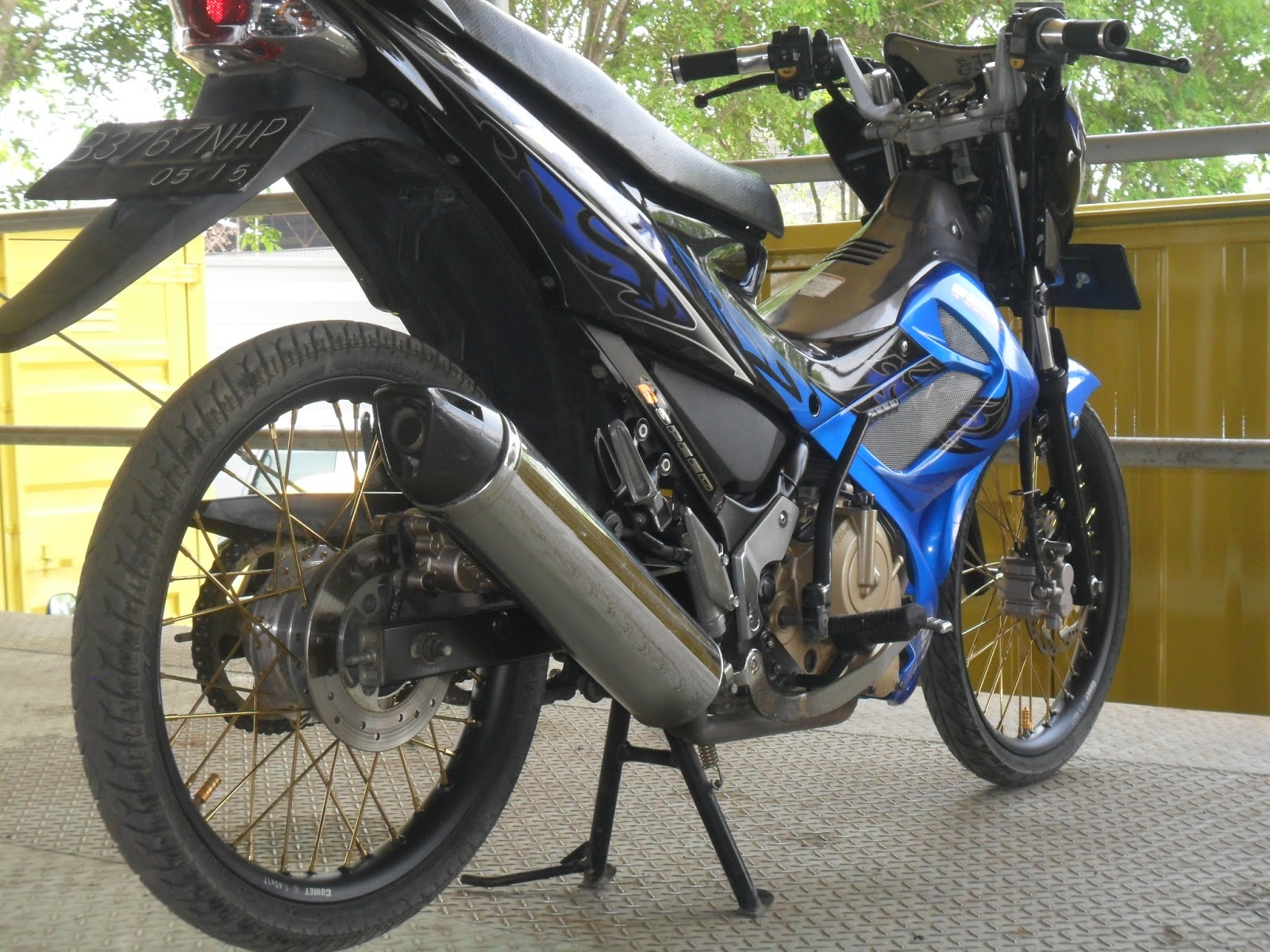 Kumpulan Modif Jok Motor Satria Fu Terupdate  Botol 