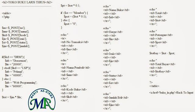 Quiz UTS Semester 5 Soal A - Toko Buku - Blog SURYA d'Website