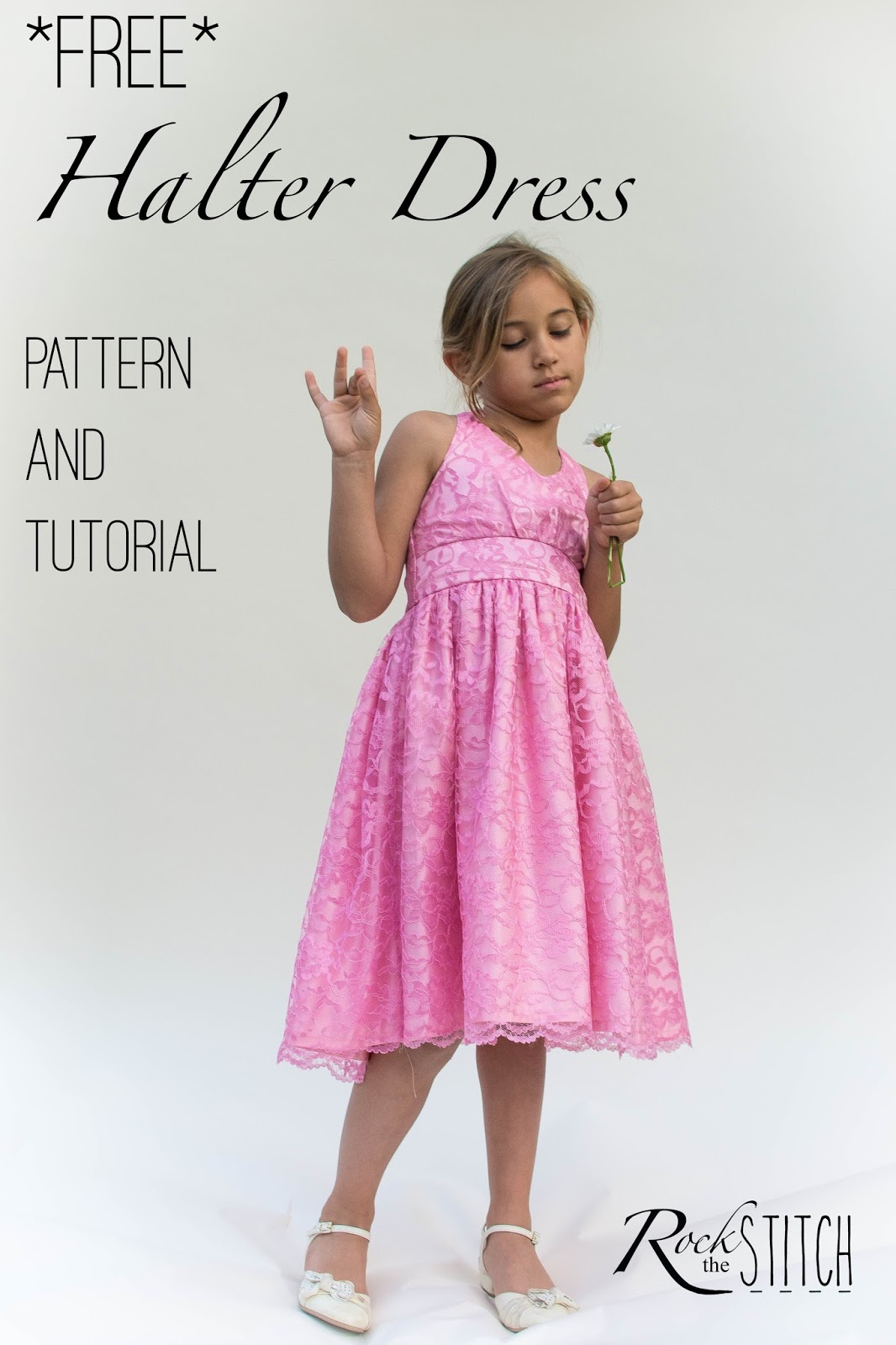 Rock the Stitch: Free halter dress pattern and tutorial