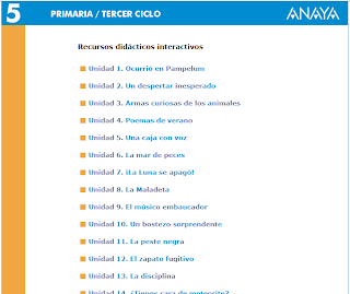 Recursos da editorial Anaya