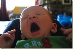 The  Many Faces of Jeremy--8 days old