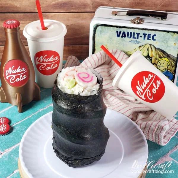 Fallout 76 Recipe: Gulper Stuffed Foot  The Gulper Stuffed Foot is one of my favorite Nuka World on Tour new recipes!   It's the biggest sushi roll you've ever seen--using the hand of a gulper as the wrap.   It was fun to recreate and delicious to eat.