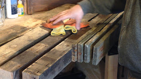Pallet wood preparation 