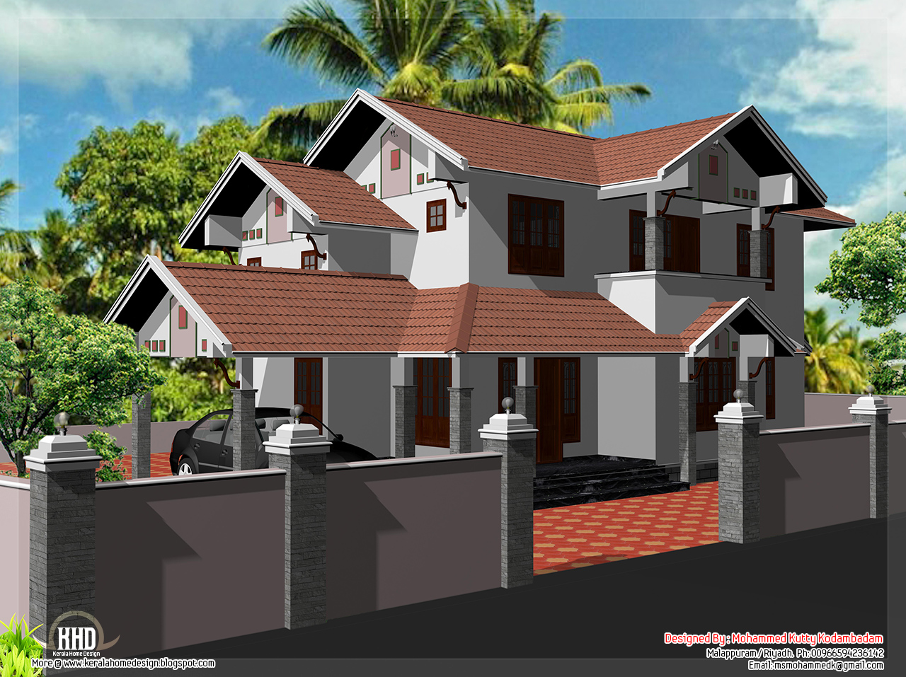 2000 sq feet house elevation design House Design Plans