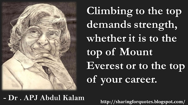 APJ abdul Kalam Inspirational Quotes  - 01 | Sharing for Quotes