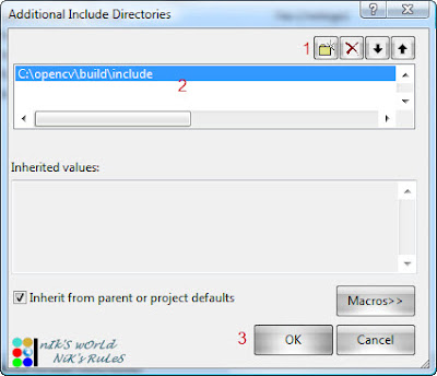 Installing openCV in Windows 7 - Visual studio