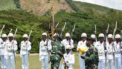 Pangdam XIII/Merdeka Resmikan Yonif Raider 715/Motuliato.