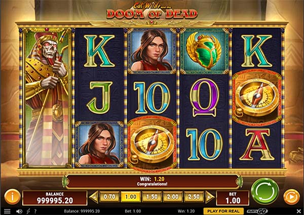 Main Slot Indonesia - Cat Wilde and the Doom of Dead (Play N Go)