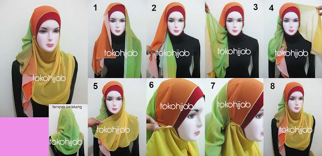 tutotial memakai jilbab