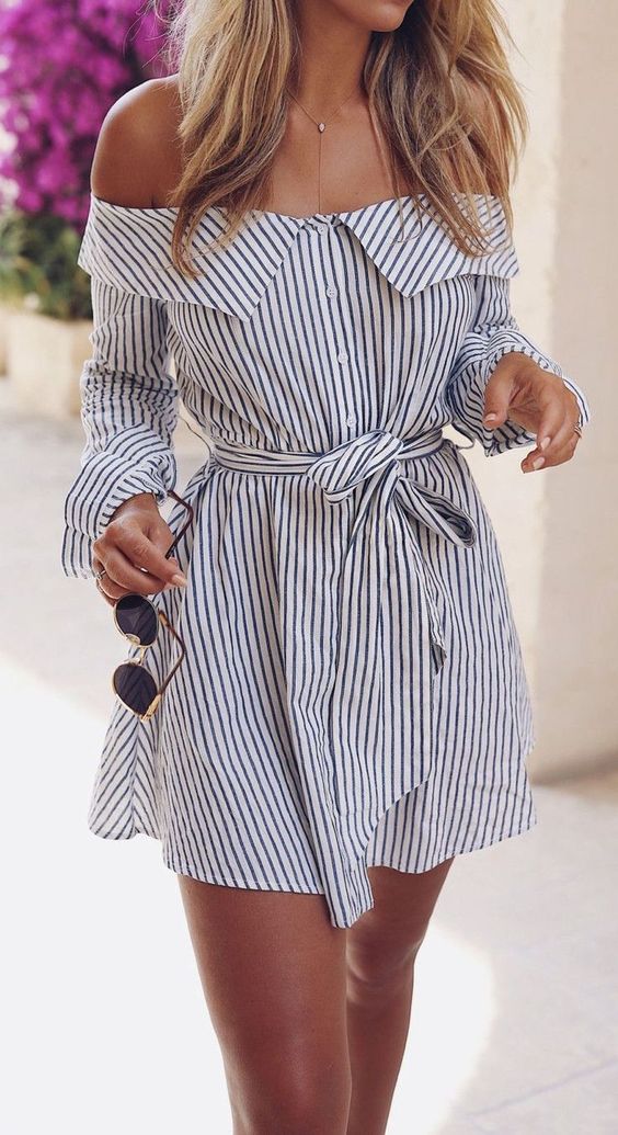 Impressive Black And White Summer Outfit Idea 2018