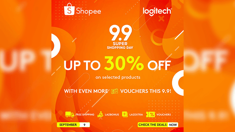 Deal: Logitech announces up to 30 percent off select products during the Shopee 9.9 sale!