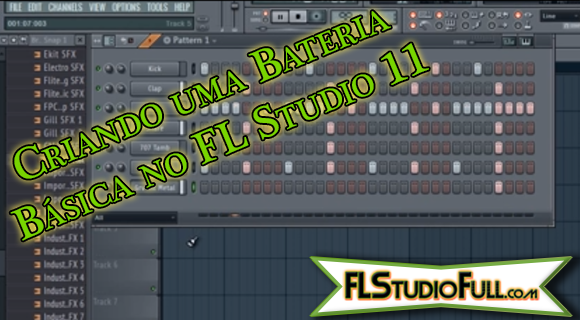 Criando uma Bateria Básica no FL Studio 11