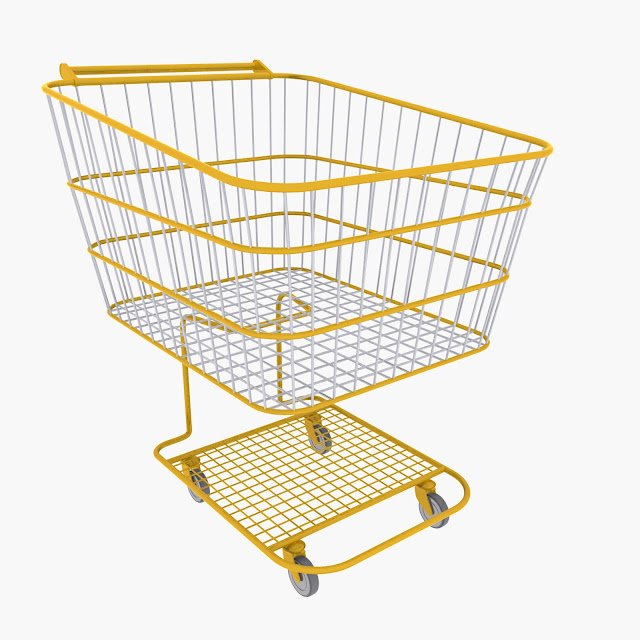 Shopping Cart 3D Model