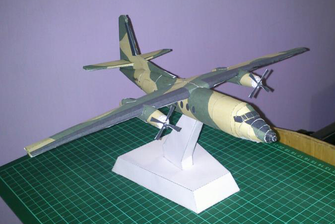 Fokker F27 Papercraft