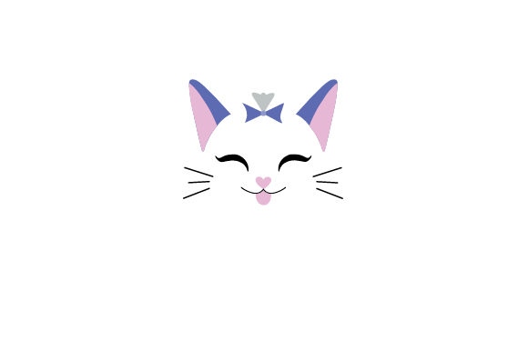 Download Floating Cat Face SVG Cut Files cut files for your personal DIY projects