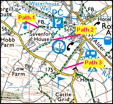 Missing Footpath near Rosedale Abbey