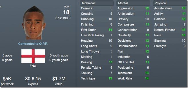Jordan Obita in Football Manager 2012