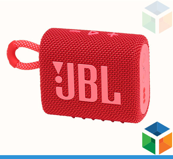 JBL Go 3 Waterproof Bluetooth Wireless Speaker - Red