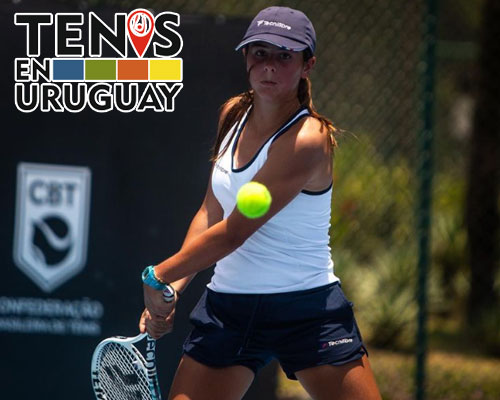 Sofía Barbosa, tenista uruguaya que participará en la Roland Garros Junior Series 2024