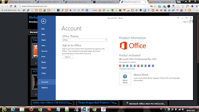 Microsoft Office 2013 Pro Sudah Aktivasi