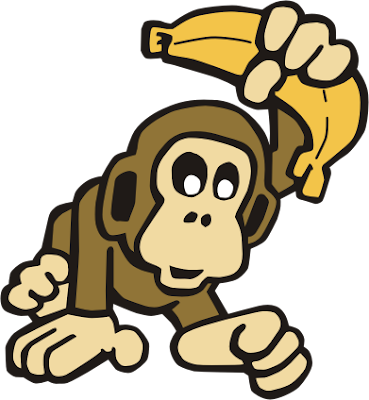 Cartoon monkey Photo