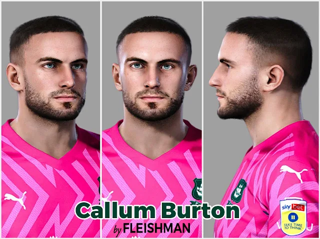 PES 2021 Callum Burton Face