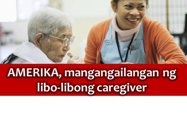 The United States of America will be needing thousands of caregiver for the next decade.  According to Aquilina Soriano Verzosa, Executive Director of Pilipino Workers Center, the aging population of America is one reason why they need caregivers.  She said the baby boomers are in retirement age and every day there are more than 10,000 people turns 65 years old in the country.  She added in the next 13 years, there will be a million caregiver shortage in America.