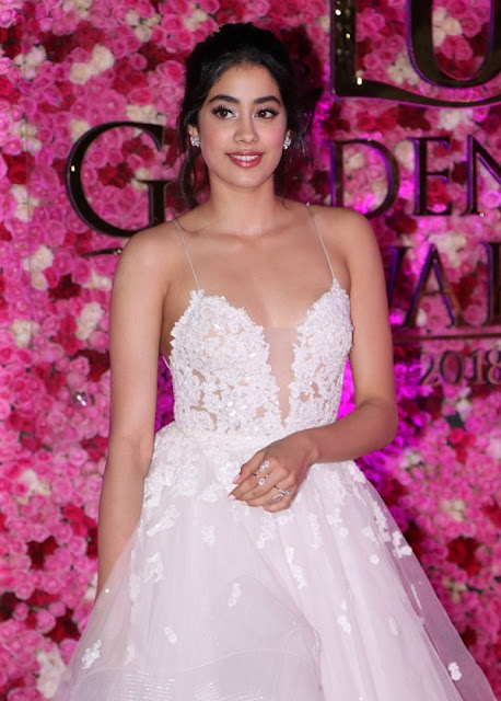 Janhvi Kapoor at the Lux Golden Rose Awards 2018